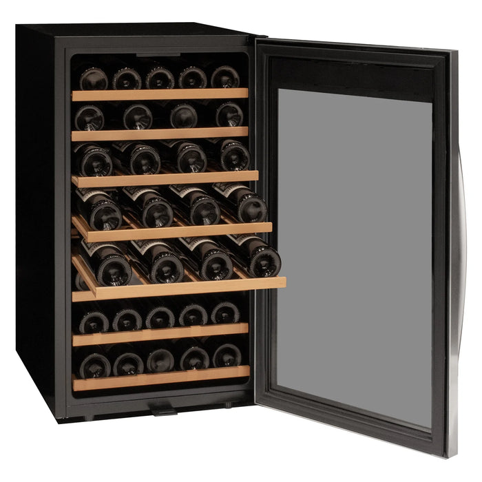 Cascina Series 50 Bottle Single Zone Freestanding Wine Cooler Refrigerator with Stainless Steel Door