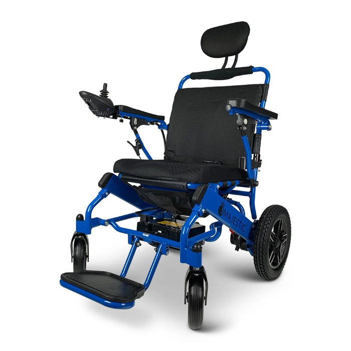 ComfyGO Majestic IQ-8000 Remote Controlled Lightweight Folding Electric Wheelchair 10 Miles & 17.5" Seat Width