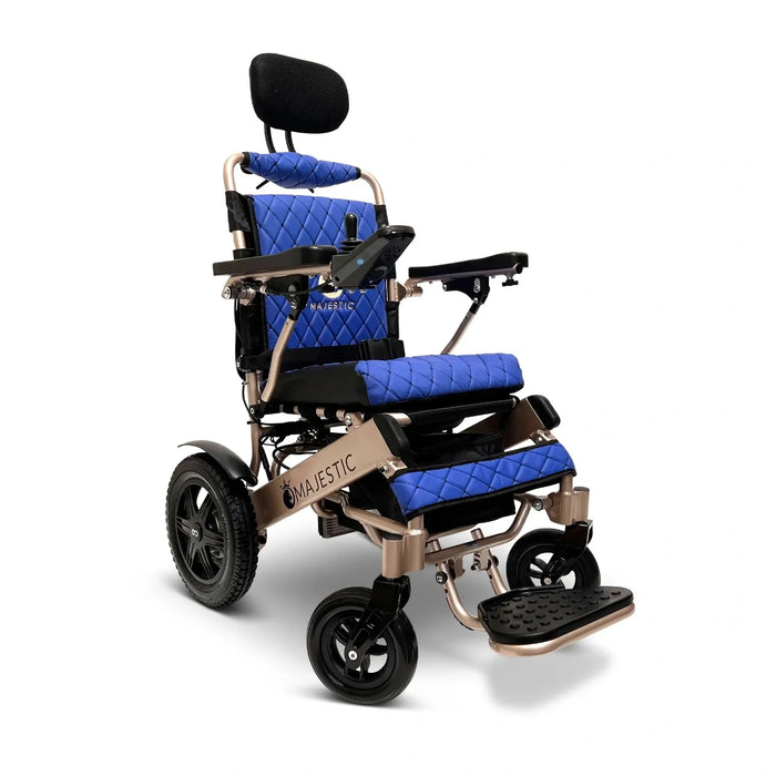 ComfyGO Majestic IQ-9000 Long Range Remote Controlled Folding Reclining Electric Wheelchair Non-Reclining