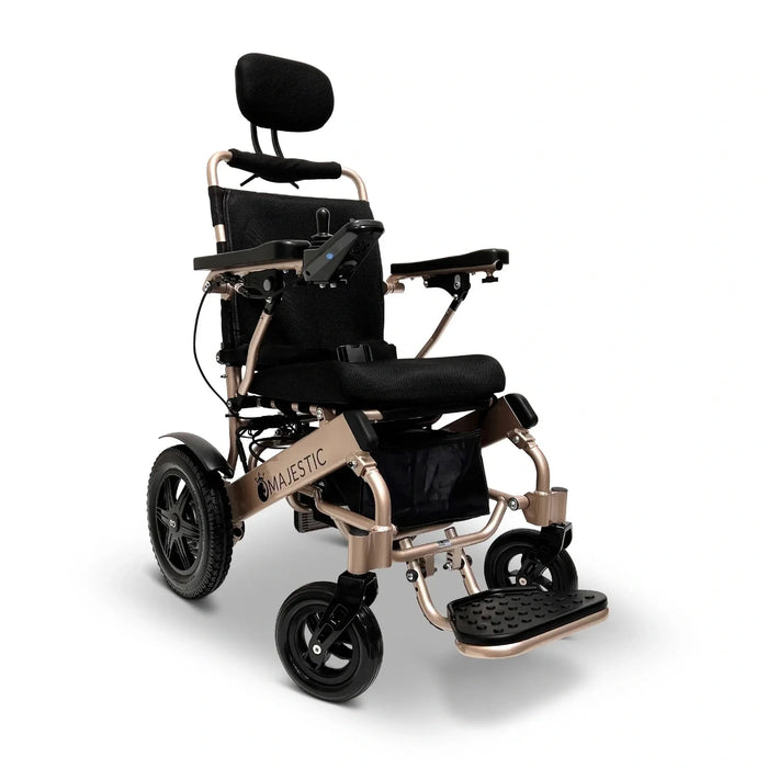 ComfyGO Majestic IQ-9000 Long Range Remote Controlled Folding Reclining Electric Wheelchair Non-Reclining