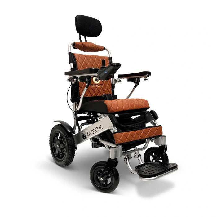 ComfyGO Majestic IQ-9000 Long Range Remote Controlled Folding Reclining Electric Wheelchair Auto Reclining