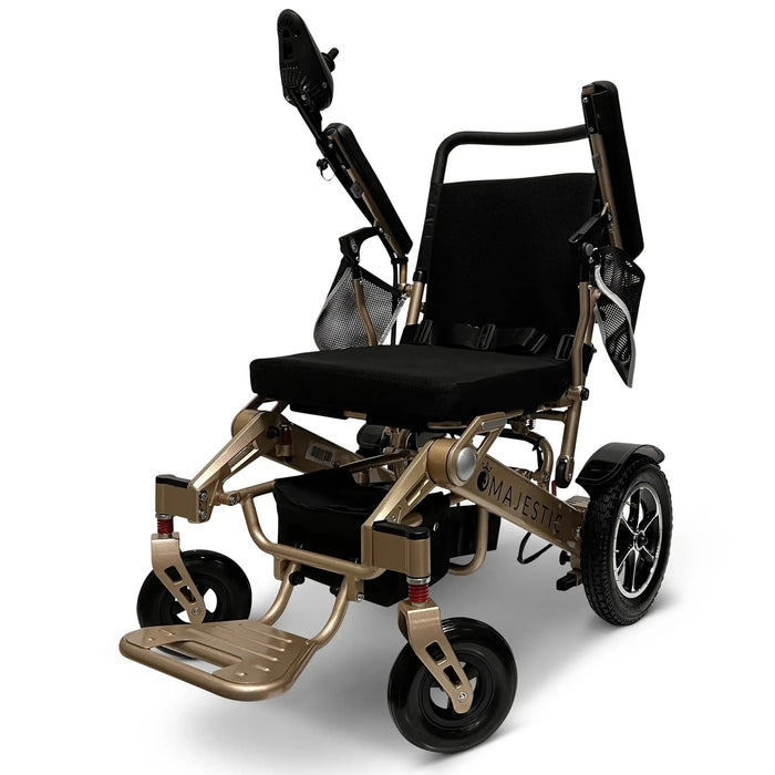 ComfyGO Majestic IQ-7000 Remote Controlled Folding Electric Wheelchair Manual Folding