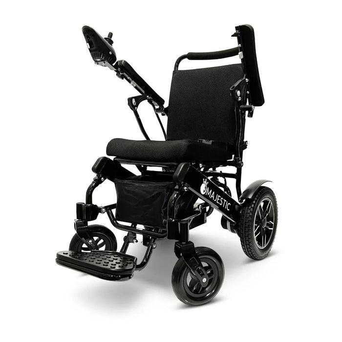 ComfyGO Majestic IQ-8000 Remote Controlled Lightweight Folding Electric Wheelchair 17 Miles & 17.5" Seat Width