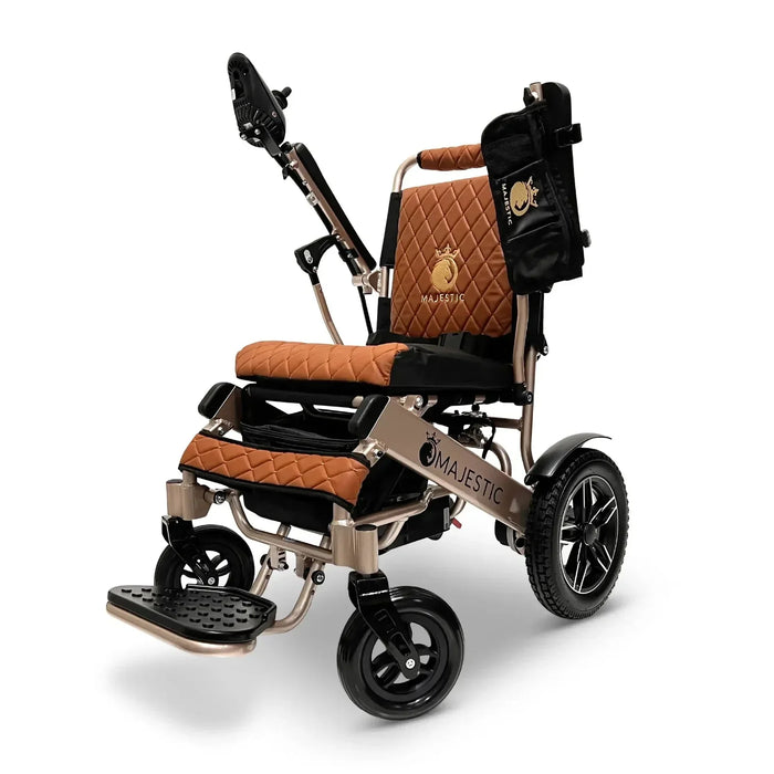 ComfyGO Majestic IQ-8000 Remote Controlled Lightweight Folding Electric Wheelchair 17 Miles & 20" Seat Width
