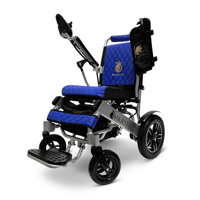 ComfyGO Majestic IQ-8000 Remote Controlled Lightweight Folding Electric Wheelchair 10 Miles & 17.5" Seat Width