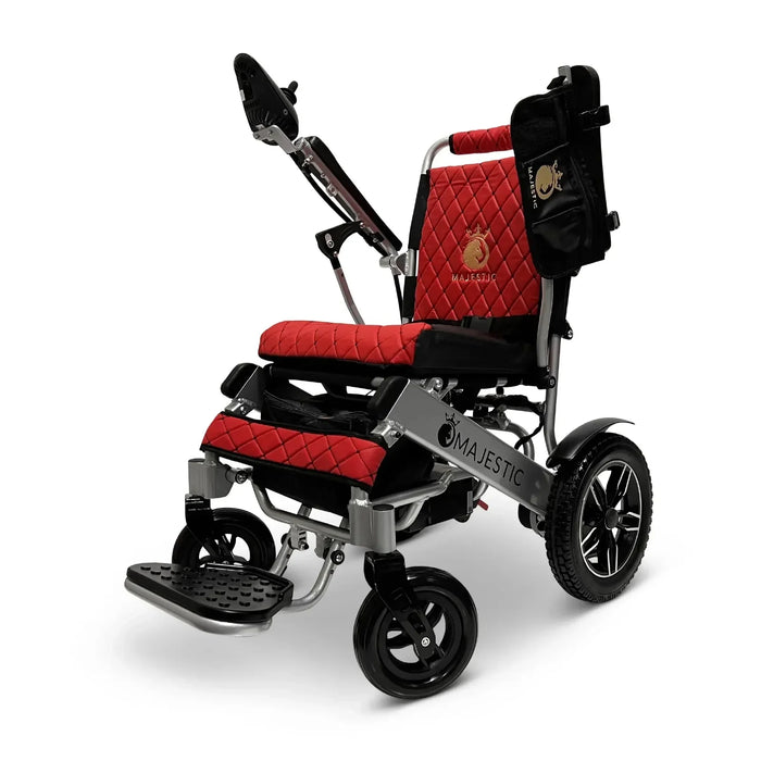 ComfyGO Majestic IQ-8000 Remote Controlled Lightweight Folding Electric Wheelchair 17 Miles & 17.5" Seat Width