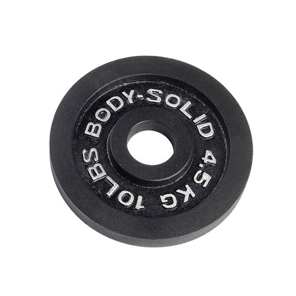 Body Solid 500 Lb Cast Oly Set, Black Bar