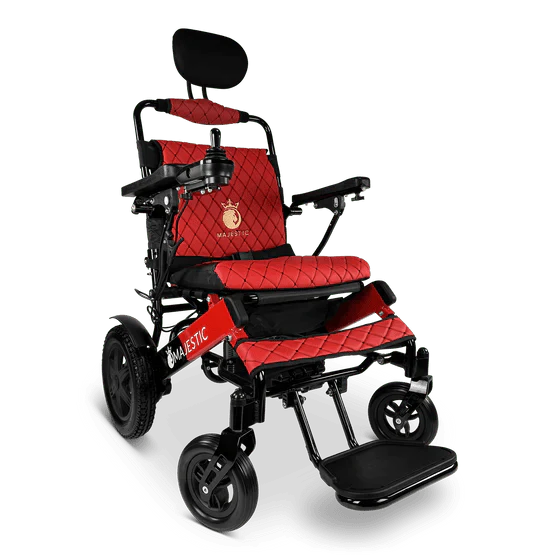 ComfyGO Majestic IQ-9000 Long Range Remote Controlled Folding Reclining Electric Wheelchair Auto Reclining