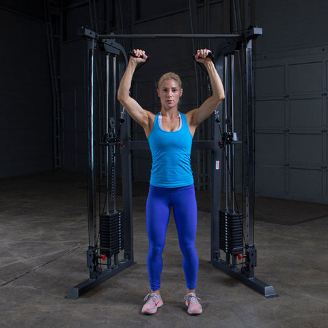 BODY SOLID Powerline Functional Trainer, 2 x 160lb stacks