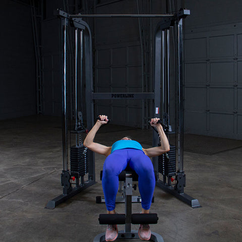 BODY SOLID Powerline Functional Trainer, 2 x 160lb stacks