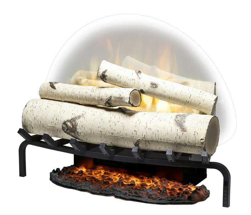 Dimplex Revillusion 25-Inch Electric Fireplace Plug-In Birch Log Set