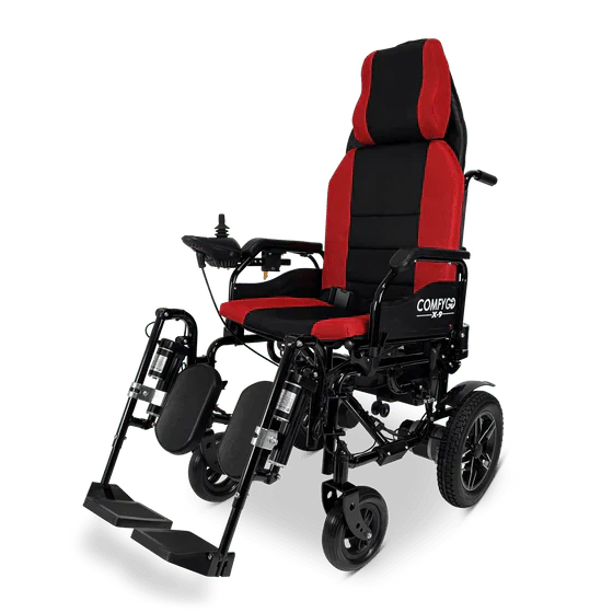 ComfyGO X-9 Remote Controlled Electric Wheelchair with Automatic Recline 17+ miles / 20AH lithium-ion