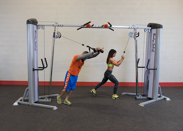 Body Solid Cable Crossover with 160lb Weight Stack