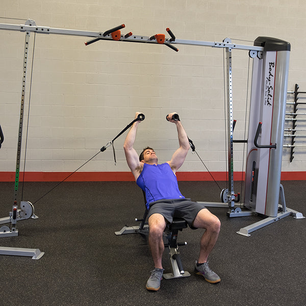 Body Solid Cable Crossover with 160lb Weight Stack