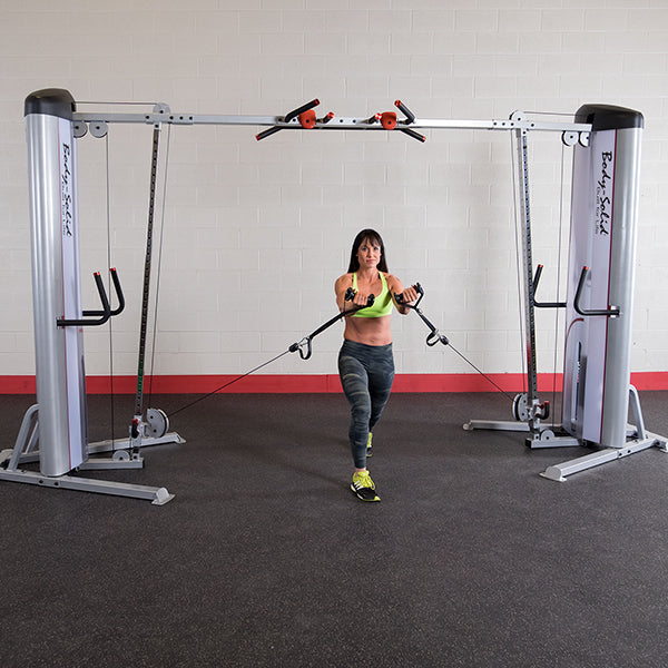 Body Solid Cable Crossover with 160lb Weight Stack