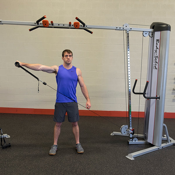 Body Solid Cable Crossover with 160lb Weight Stack