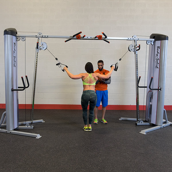 Body Solid Cable Crossover with 160lb Weight Stack