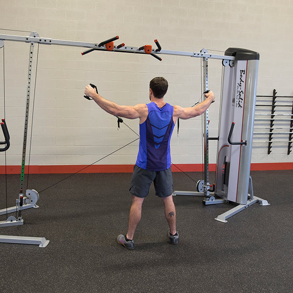 Body Solid Cable Crossover with 160lb Weight Stack