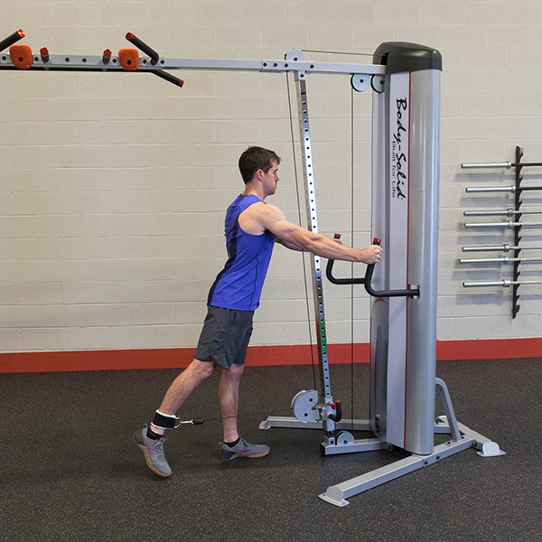 Body Solid Cable Crossover with 160lb Weight Stack