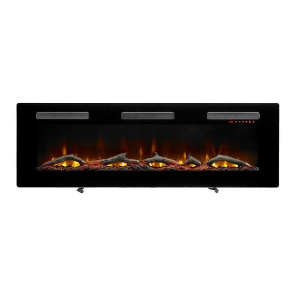 Dimplex Sierra 60-Inch Wall/Built-in Linear Electric Fireplace in Black