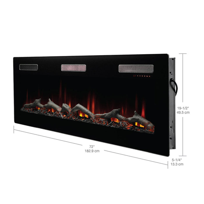 Dimplex Sierra 72-Inch Wall/Built-in Linear Electric Fireplace