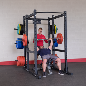 Body Solid Power Rack Double Rack/Extension W Monkey Bar