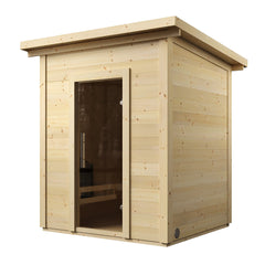 SaunaLife Garden Series G2 Outdoor Sauna, 4-Person