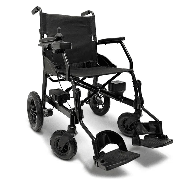 ComfyGO X-Lite Ultra Lightweight Foldable Electric Wheelchair Up To 10 Miles (Additional Battery)