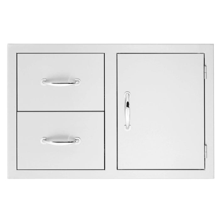 TrueFlame 36" 2-Drawer & Access Door Combo TF-DC2-36