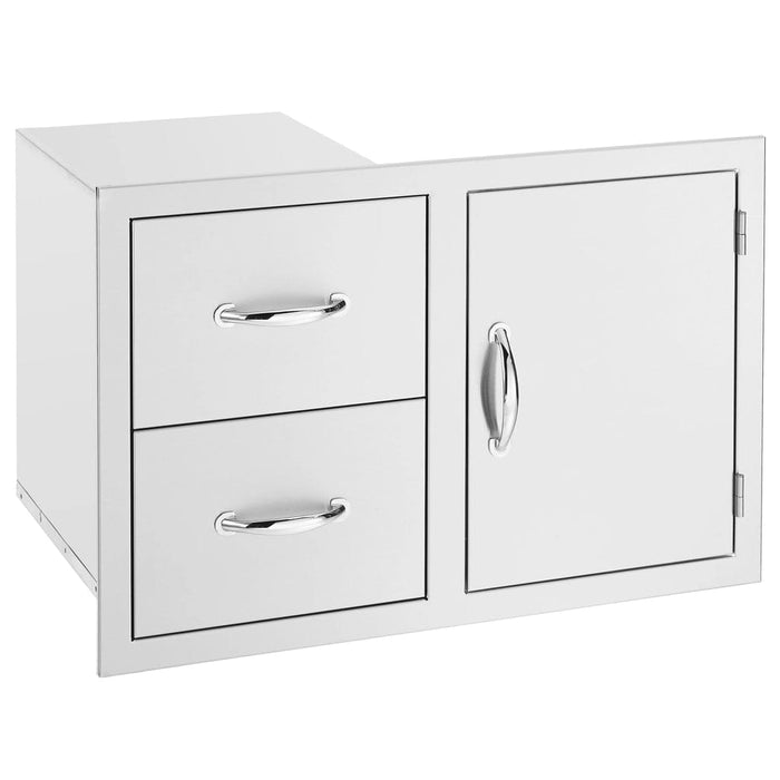 TrueFlame 36" 2-Drawer & Access Door Combo TF-DC2-36