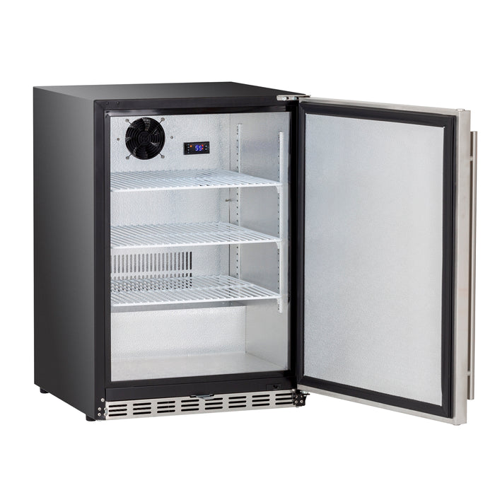 TrueFlame 24" 5.1 Cu. Ft. Outdoor Rated Refrigerator - TF-RFR-24S-AR