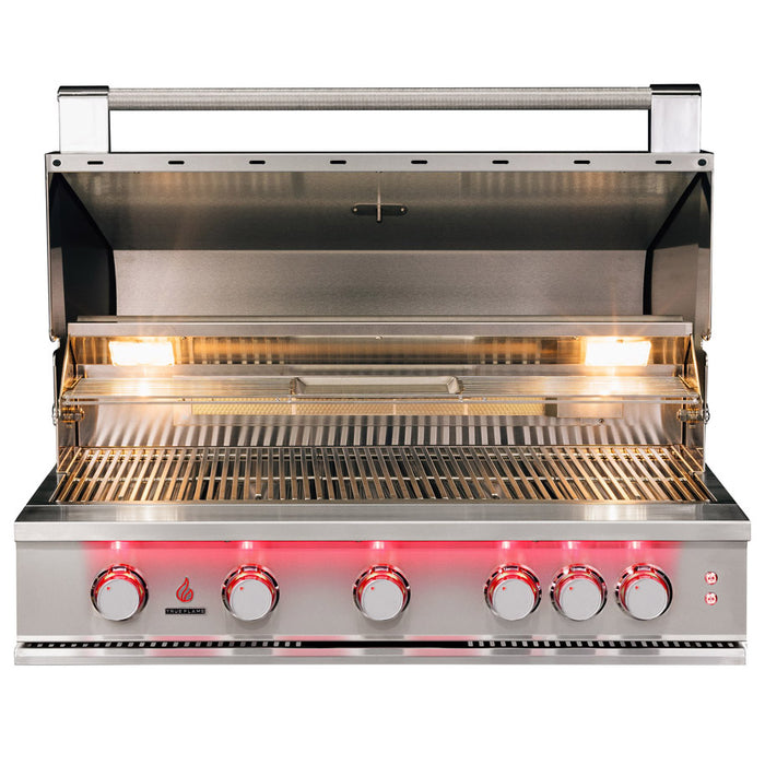 TrueFlame 40" 5 Burner Built-In Gas Grill TF40