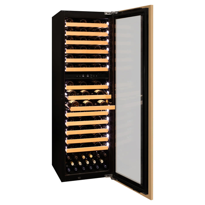 101 Bottle Dual Zone Panel Ready Wine Refrigerator