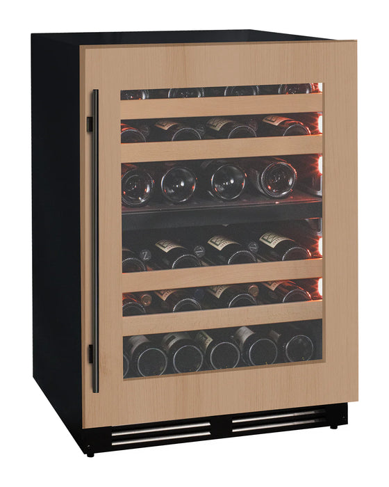 24" Wide Dual Zone Panel Ready Wine Refrigerator