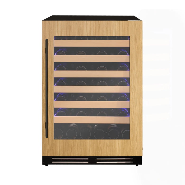 24" Wide Single Zone Panel Ready Wine Refrigerator
