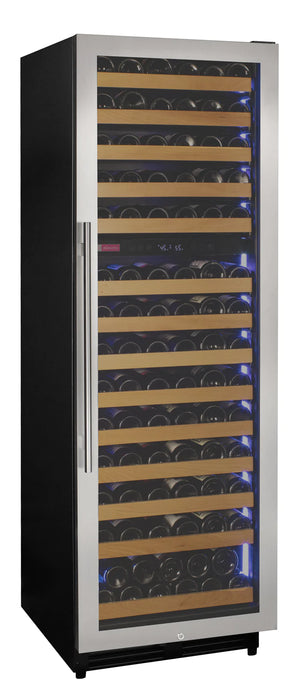 Reserva Series 163 Bottle 71" Tall Single Zone Right Hinge Stainless Steel Wine Refrigerator
