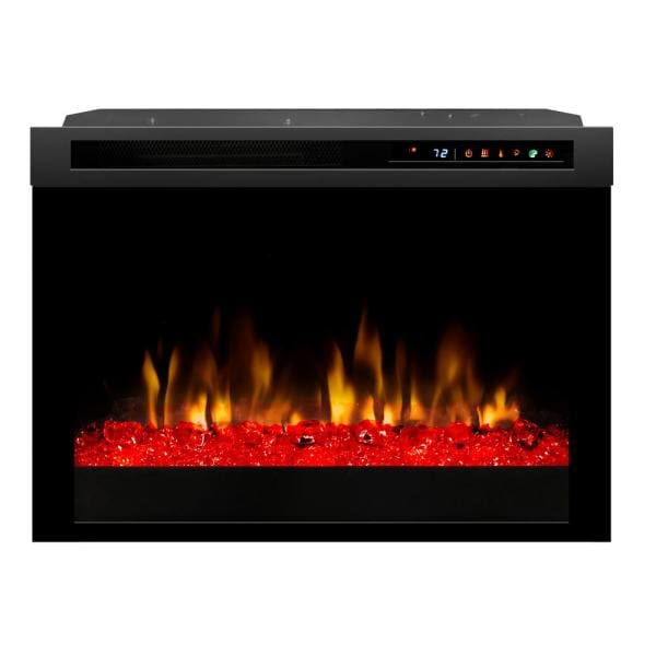 Dimplex Multi-Fire XHD 26-InchElectric Fireplace Firebox with Acrylic Ember Bed in Black