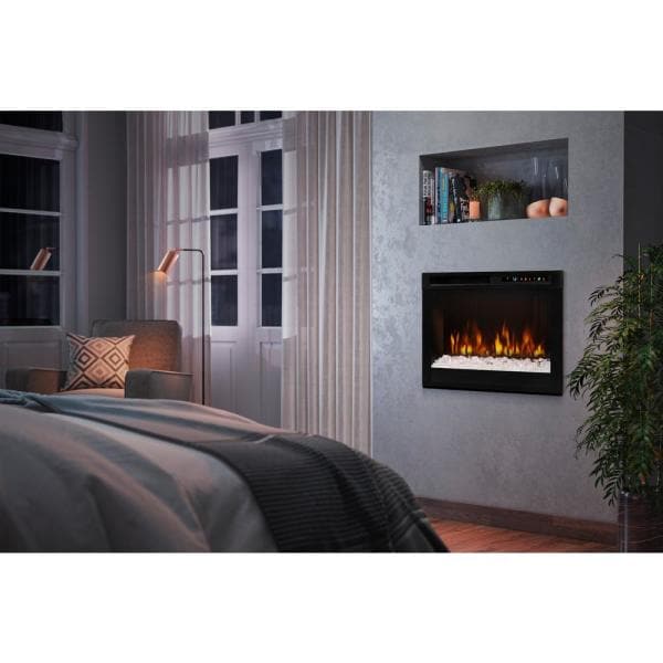 Dimplex Multi-Fire XHD 26-InchElectric Fireplace Firebox with Acrylic Ember Bed in Black