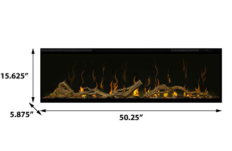 IgniteXL XLF50 50" Linear Electric Fireplace-Dimplex