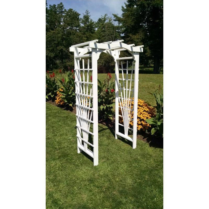 A & L Furniture Amish Handcrafted Pine Cranbrook Arbor 4ft