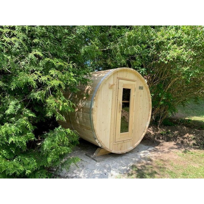 Canadian Timber Harmony 2-4 Person Barrel Sauna - CTC22W