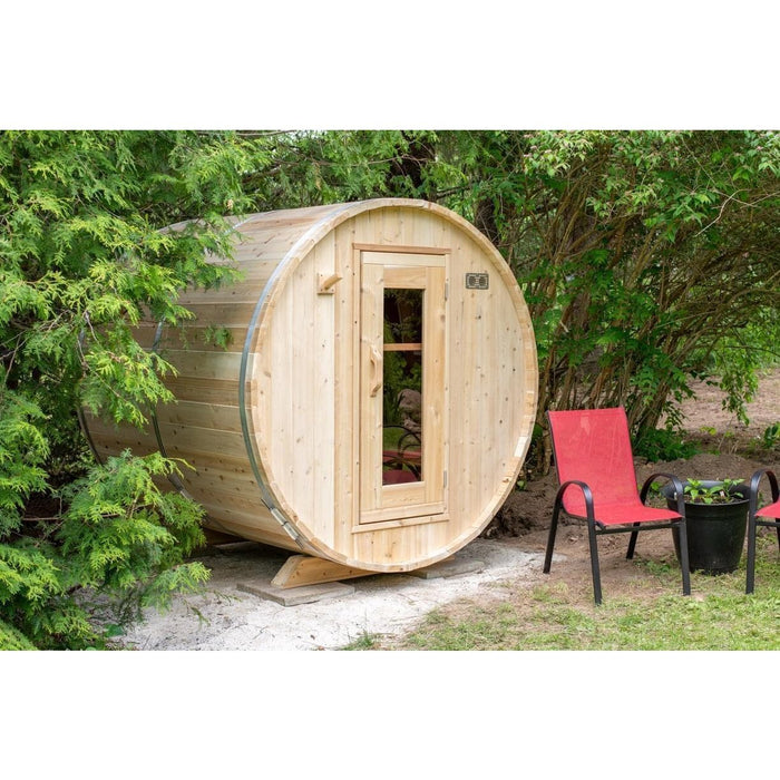 Canadian Timber Harmony 2-4 Person Barrel Sauna - CTC22W