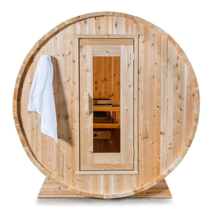 Canadian Timber Harmony 2-4 Person Barrel Sauna - CTC22W