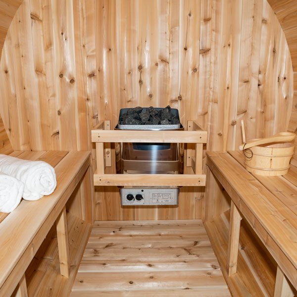 Canadian Timber Serenity 2-4 Person Barrel Sauna - CTC2245W