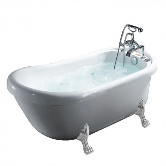 Mesa Malibu BT-062 Freestanding Whirlpool Clawfoot Tub