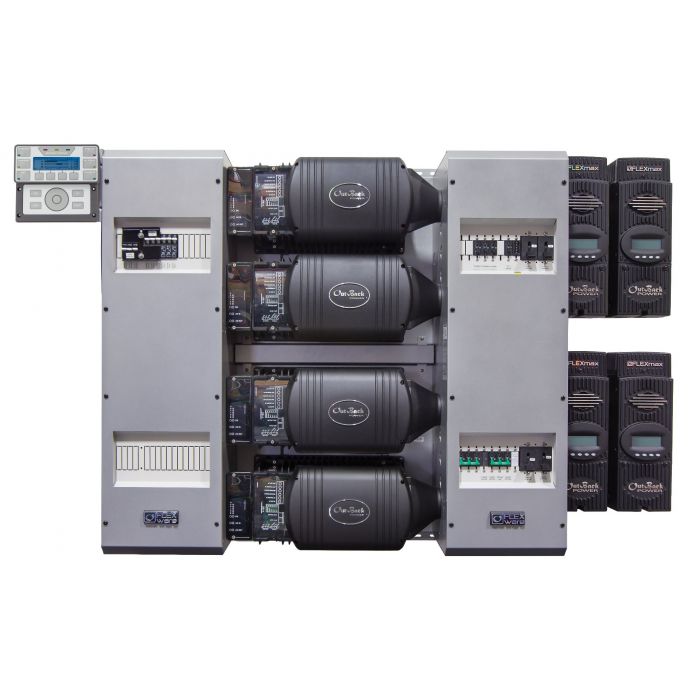 Outback FLEX power Four 12kW 48V 120/240 Pre-wired FXR Series System