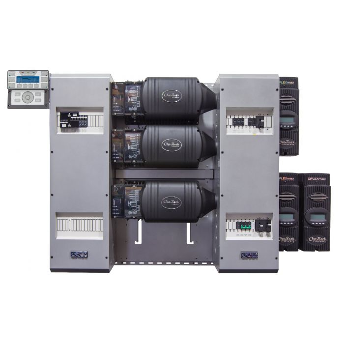 Outback FLEX power Three 6kW 24V Pre-wired FXR Series System 400V