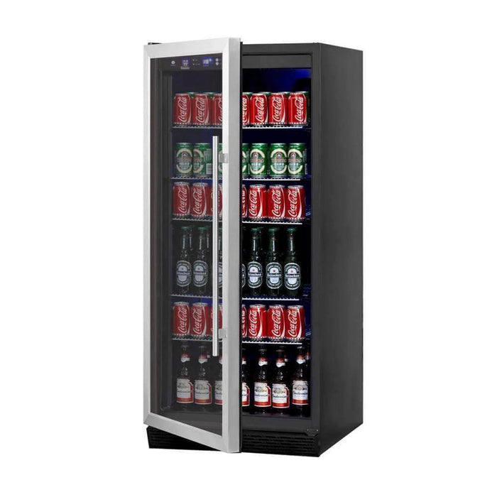 Kings Bottle 56" Tall Single Zone Beverage Fridge Center - Left Hand Hinge