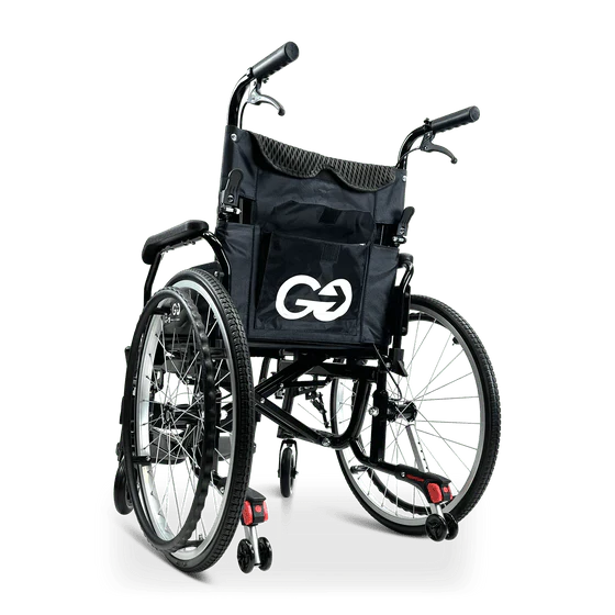 ComfyGO X-1 Manual Folding Lightweight Wheelchair Special Edition 24" (Aluminum)