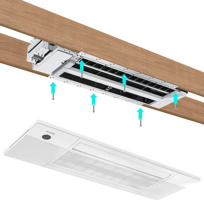 MRCOOL DIY 4th Gen 18K BTU, 21.8 SEER, Ductless Mini-Split Ceiling Cassette Air Handler